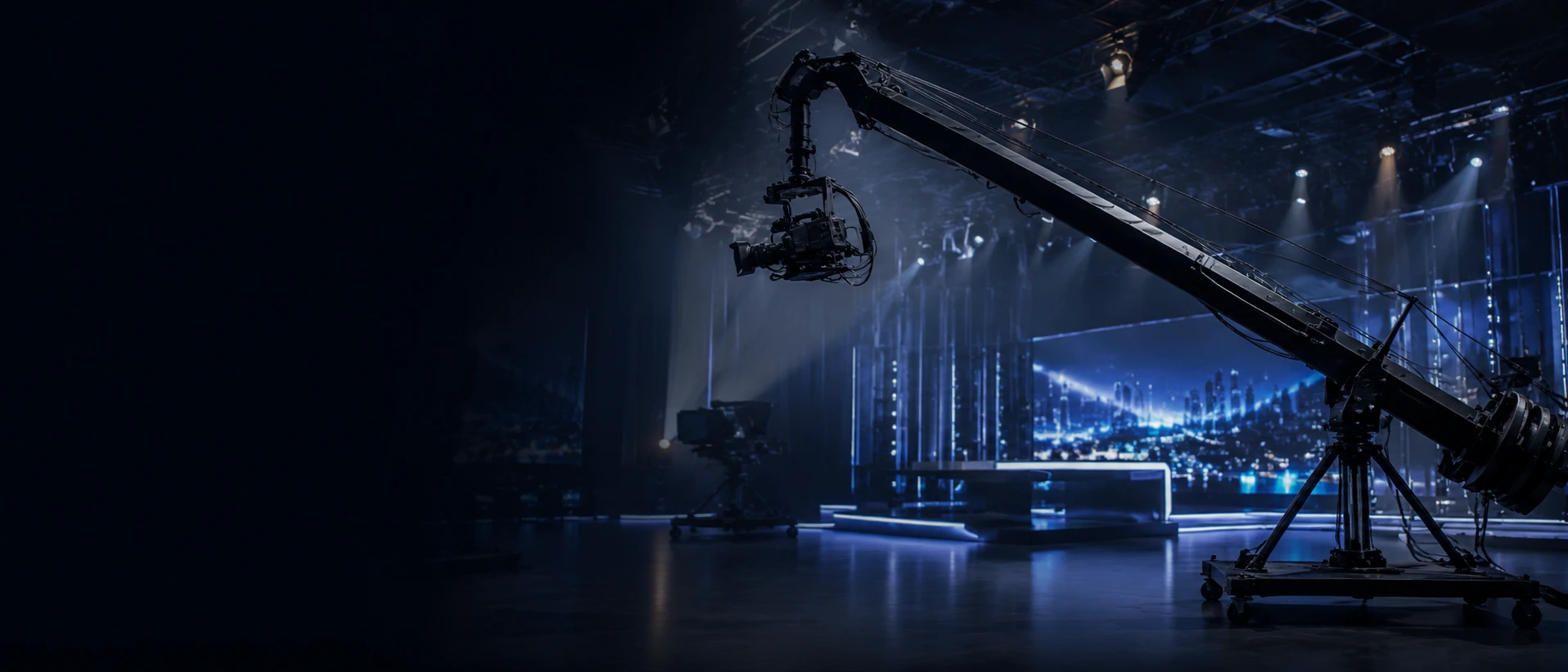 Jimmy Jib kamera vinci açık hava prodüksiyonlarında